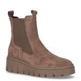 Stivaletto beatles con zeppa taupe - TAMARIS | Boscaini Scarpe