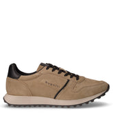 Sneaker in pelle scamosciata beige verde chiaro | Boscaini Scarpe