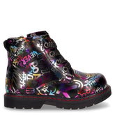 Anfibio bambina in ecopelle nero - Anfibi Bambina | Boscaini Scarpe