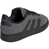 Grand Court Alpha 00s sneaker in pelle ed ecopelle grigio nero | Boscaini Scarpe