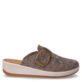 Ciabatta in tessuto tortora | Boscaini Scarpe
