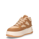 Sneaker in ecopelle con platform marrone | Boscaini Scarpe