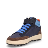 Genius Mid sneaker ragazzo in ecopelle navy | Boscaini Scarpe