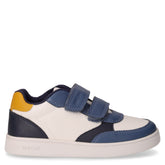 Eclyper Boy sneaker in pelle bambino avio bianco | Boscaini Scarpe