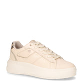 Sneaker in ecopelle con platform beige - Sneakers Donna | Boscaini Scarpe