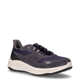 Sneaker in pelle scamosciata e tessuto blu | Boscaini Scarpe