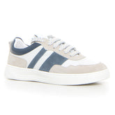 Sneaker beige white blu - Sneakers Uomo | Boscaini Scarpe