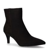 Tronchetto a punta in tessuto nero | Boscaini Scarpe