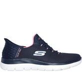 Summits Diamond Dream sneaker slip on navy pink - Mid Season Sale Sneakers Donna | Boscaini Scarpe