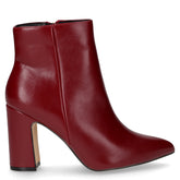 Tronchetto a punta in ecopelle rosso - Tronchetti Donna | Boscaini Scarpe