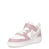 Court Borough Low Recraft sneaker in ecopelle bambina bianco viola | Boscaini Scarpe