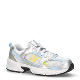530 sneaker in ecopelle e tessuto ragazza argento | Boscaini Scarpe
