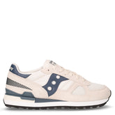 Shadow Original sneaker in pelle e tessuto bianco beige navy | Boscaini Scarpe