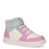 Eclyper sneaker bambina in ecopelle bianco rosa verde - Scarpe Bambina | Boscaini Scarpe