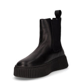 Stivaletto beatles in pelle nero | Boscaini Scarpe