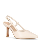 Slingback in ecopelle crema | Boscaini Scarpe