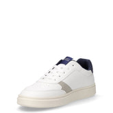 Sneaker in ecopelle bambino bianco grigio blu | Boscaini Scarpe