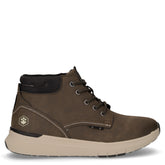 Neil mid sneaker in ecopelle verde militare - Sneakers Uomo | Boscaini Scarpe