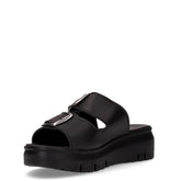 Ciabatta con zeppa nero | Boscaini Scarpe
