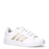 GRAND COURT BASE 3.0 sneakers in ecopelle e tessuto bianco beige | Boscaini Scarpe