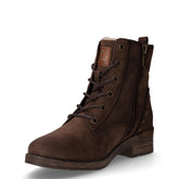 Anfibio in ecopelle con zip e borchie bronze multi | Boscaini Scarpe