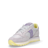 Jazz Original sneaker in tessuto e pelle bianco grigio viola | Boscaini Scarpe