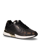 Sneaker in ecopelle nero marrone | Boscaini Scarpe