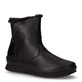 Stivaletto caldo in pelle con zip nero - IMAC DONNA | Boscaini Scarpe