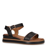 Sandalo con zeppa nero - Sandali Con Tacco Donna | Boscaini Scarpe