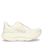 Bondi 9 scarpa da running in mesh bianco verde - HOKA ONE | Boscaini Scarpe