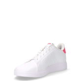 ADVANTAGE BASE 2.0 J sneakers in ecopelle e tessuto bianco rosa | Boscaini Scarpe