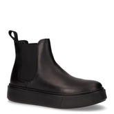 Stivaletto in pelle con platform nero - FRAU | Boscaini Scarpe