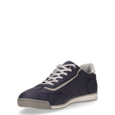 Sneaker in tessuto ed ecopelle navy | Boscaini Scarpe