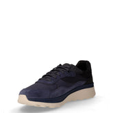 Spherica Actif X1 sneaker in pelle scamosciata e tessuto blu nero | Boscaini Scarpe