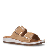 Ciabatta aperta in ecopelle sabbia | Boscaini Scarpe