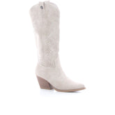 Stivale camperos con tacco beige - Camperos | Boscaini Scarpe