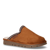 Loxi ciabatta in tessuto cuoio | Boscaini Scarpe