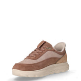 Spherica Plus sneaker in pelle scamosciata beige marrone | Boscaini Scarpe
