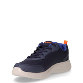 Selectors sneaker in tessuto ed ecopelle ragazzo blu arancio | Boscaini Scarpe