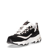 D'lites devoted fan sneaker in pelle nero ororosa | Boscaini Scarpe