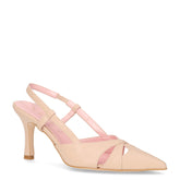 Décolleté slingback a punta in ecopelle nude - DU SIMON | Boscaini Scarpe