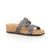 Ciabatta con zeppa nero | Boscaini Scarpe