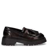 Mocassino chunky in ecopelle nero - Mocassini Donna | Boscaini Scarpe