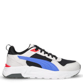 Trinity 2 sneaker in tessuto ed ecopelle nero blu grigio | Boscaini Scarpe