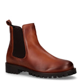 Stivaletto in pelle con zip brandy | Boscaini Scarpe