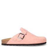 Ciabatta in pelle nude rosa | Boscaini Scarpe