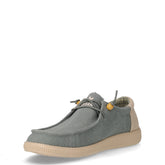 Stringata casual in tessuto verde acqua | Boscaini Scarpe