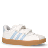 VL COURT 3.0 CF I sneaker in ecopelle e pelle bianco azzurro | Boscaini Scarpe