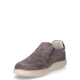 Evo mocassino sportivo in pelle grigio | Boscaini Scarpe