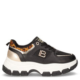 Sneaker in ecopelle e tessuto nero bianco - LAURA BIAGIOTTI | Boscaini Scarpe